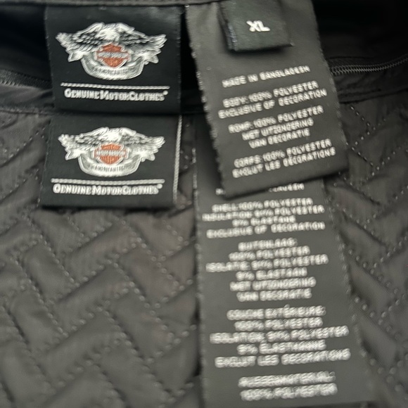 Harley-Davidson Black Raincoat for Men XL - Picture 2 of 5